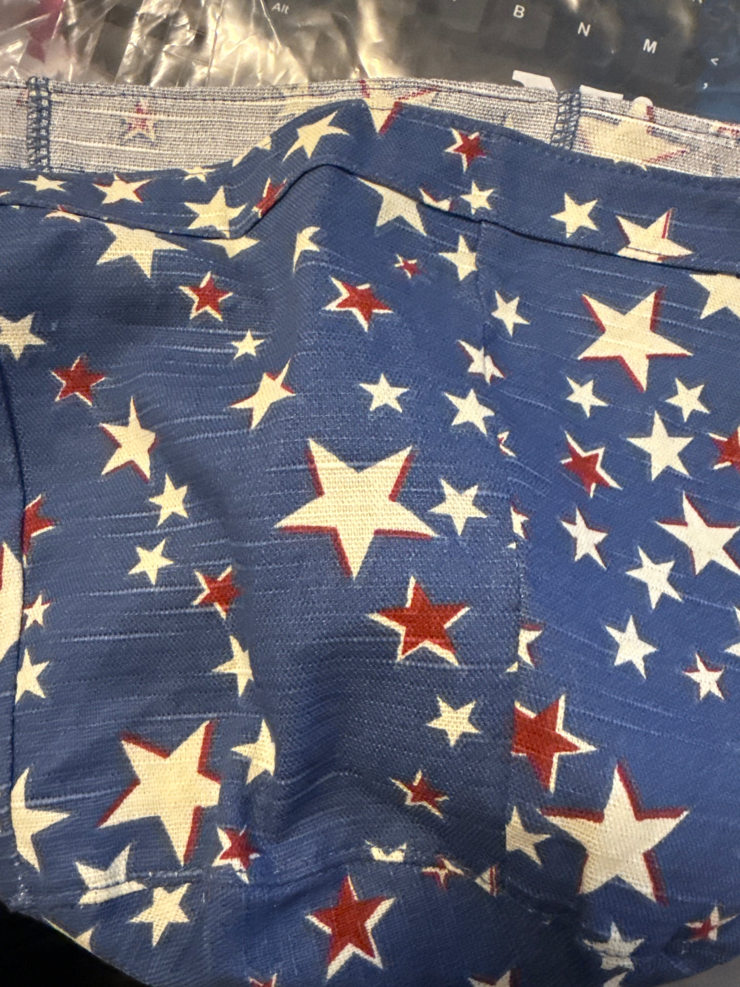 Longaberger Oval Spring liner in American Starburst