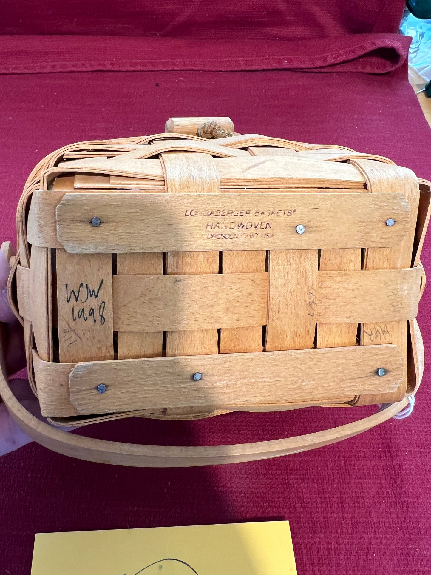 Longaberger Kiddie Purse Basket