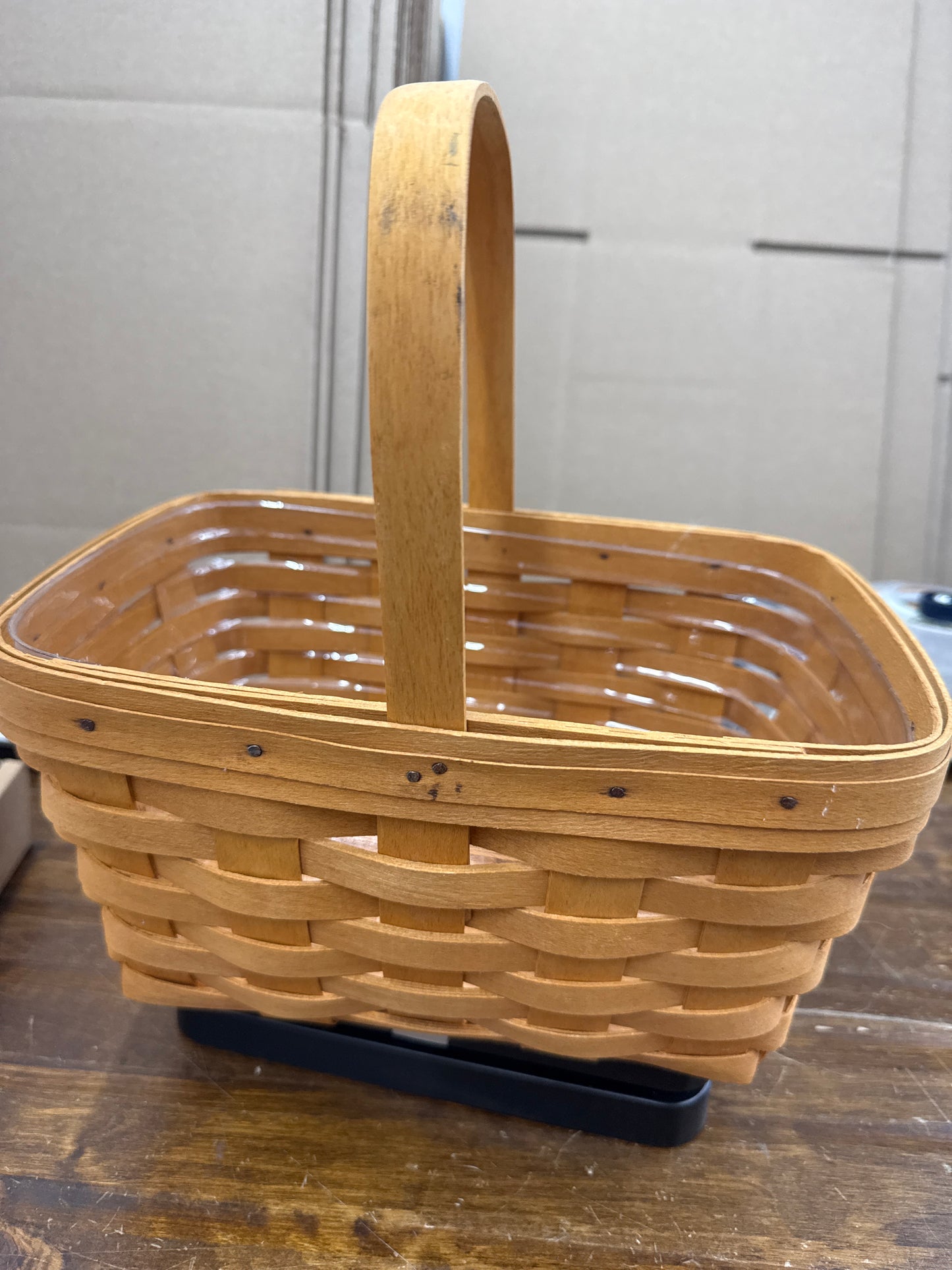 Longaberger spring basket with protector