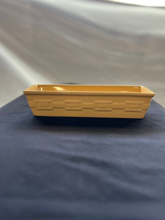 Longaberger Rectangles Dish in Butternut