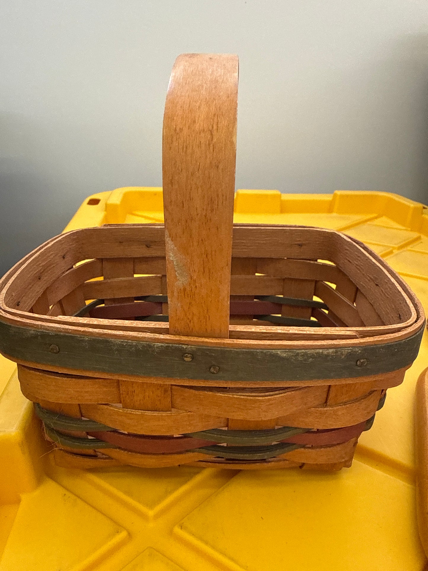 Longaberger all American tea basket-has some markings on it as shown