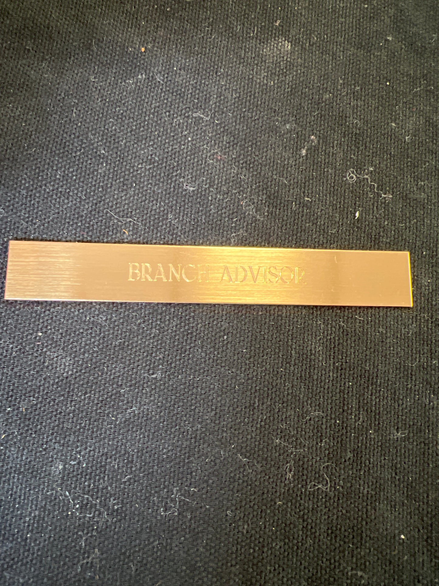 Longaberger basket weave placard “branch advisor”