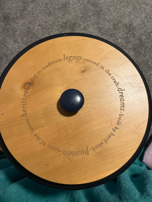 Longaberger Ware basket lid 10”