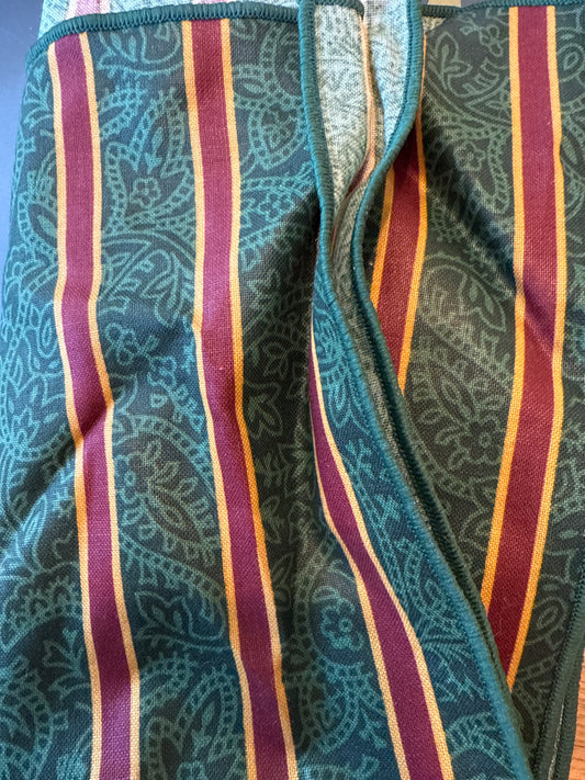 Longaberger napkin in imperial stripe