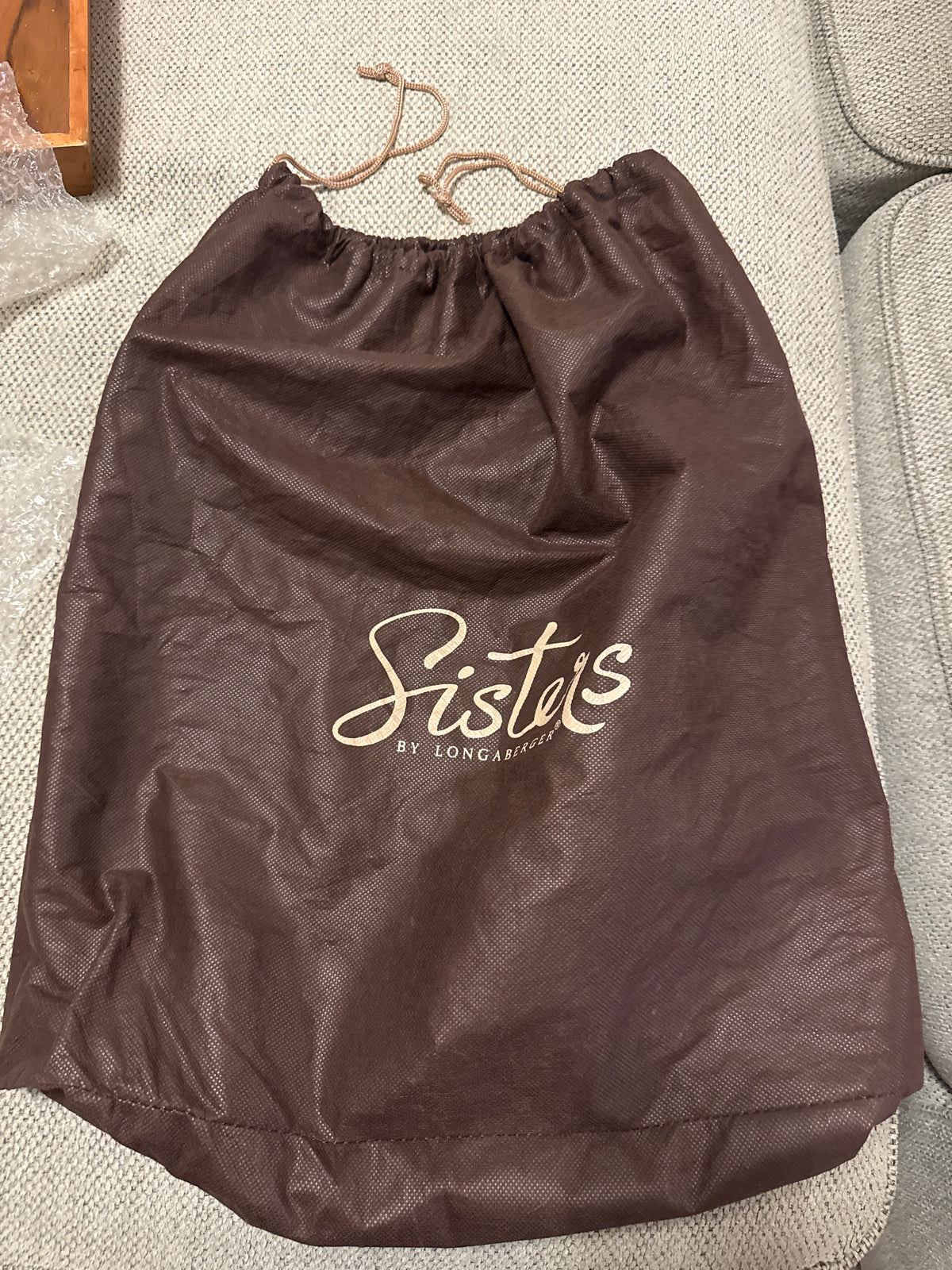 Sisters drawstring bag (that their purses come in)