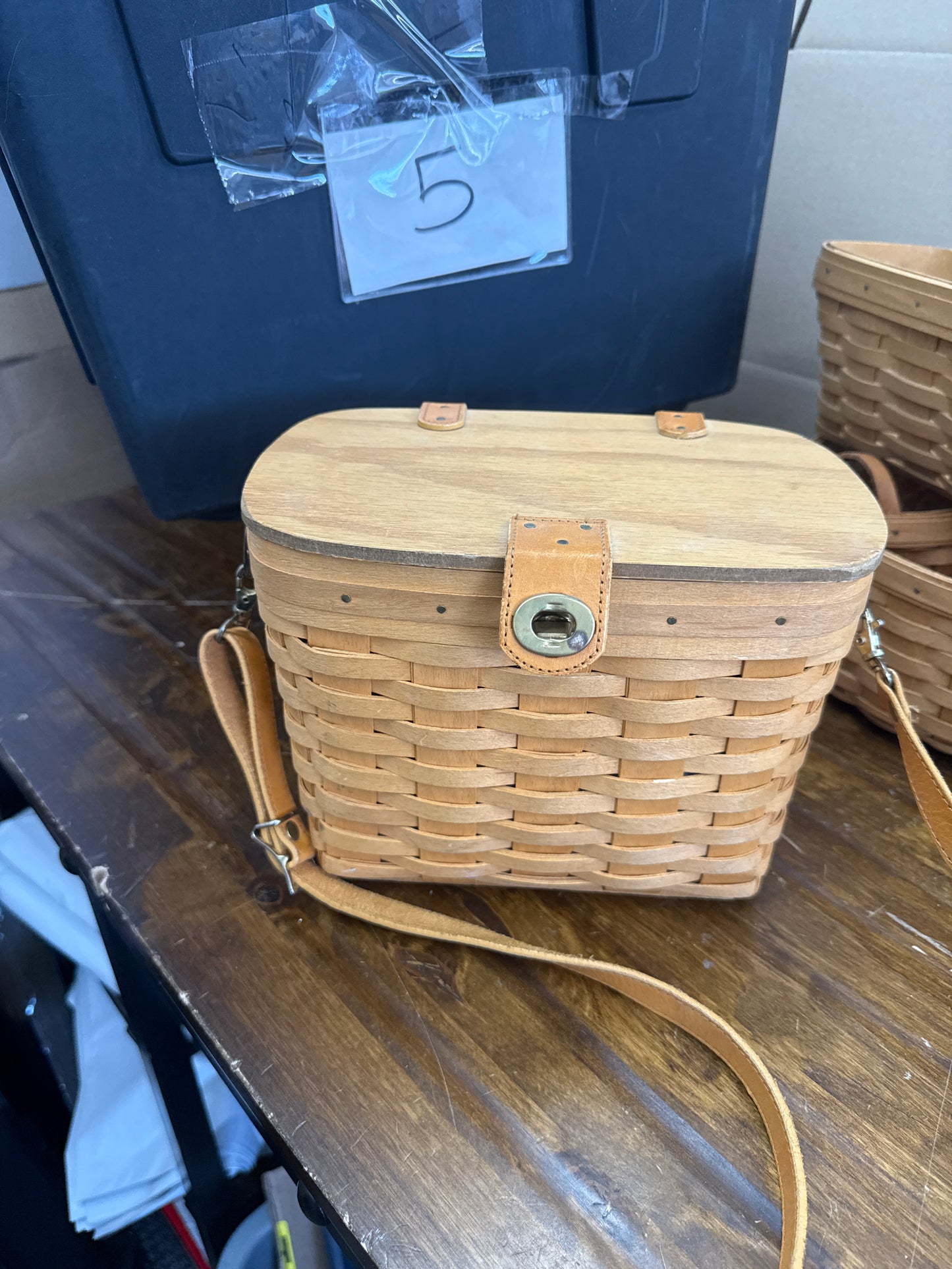 Longaberger purse with liner and protector
