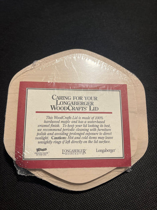 Longaberger Horizon of Hope whitewashed lid