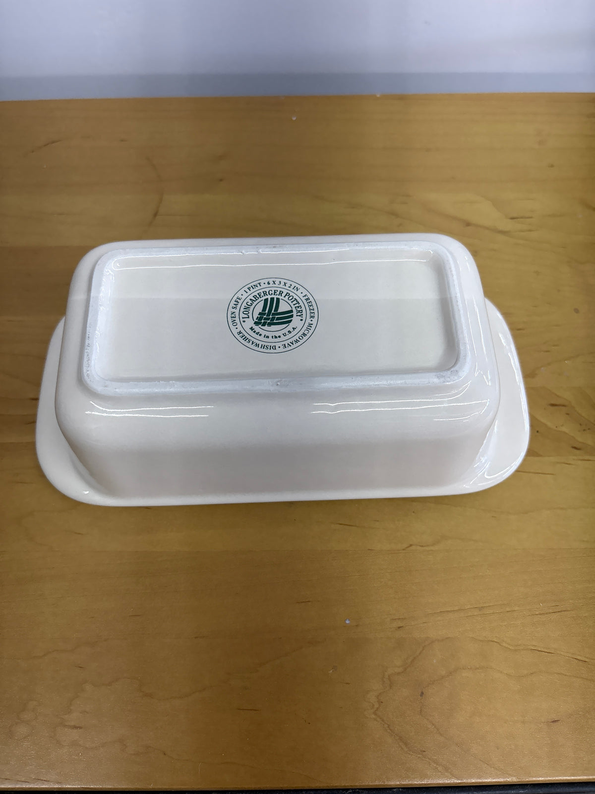 Longaberger Loaf Dish in Heritage Green