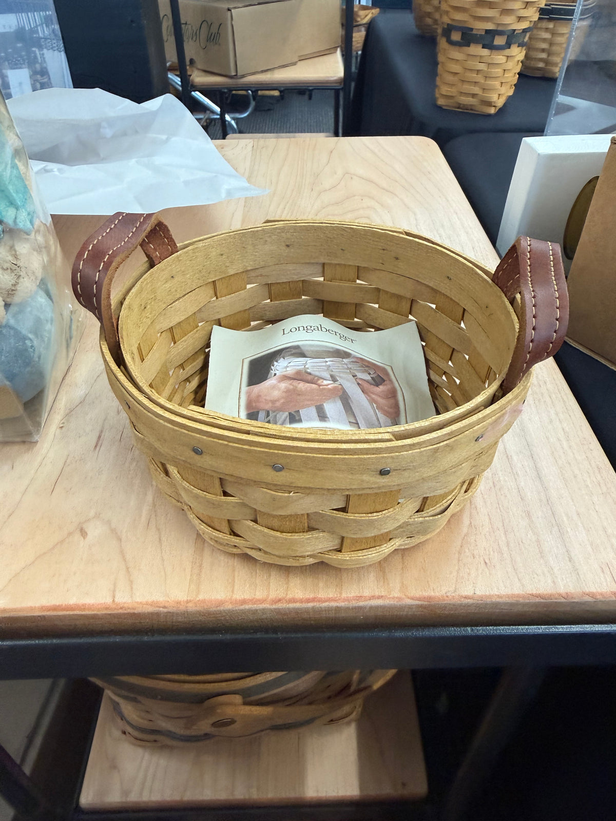 Longaberger saffron basket