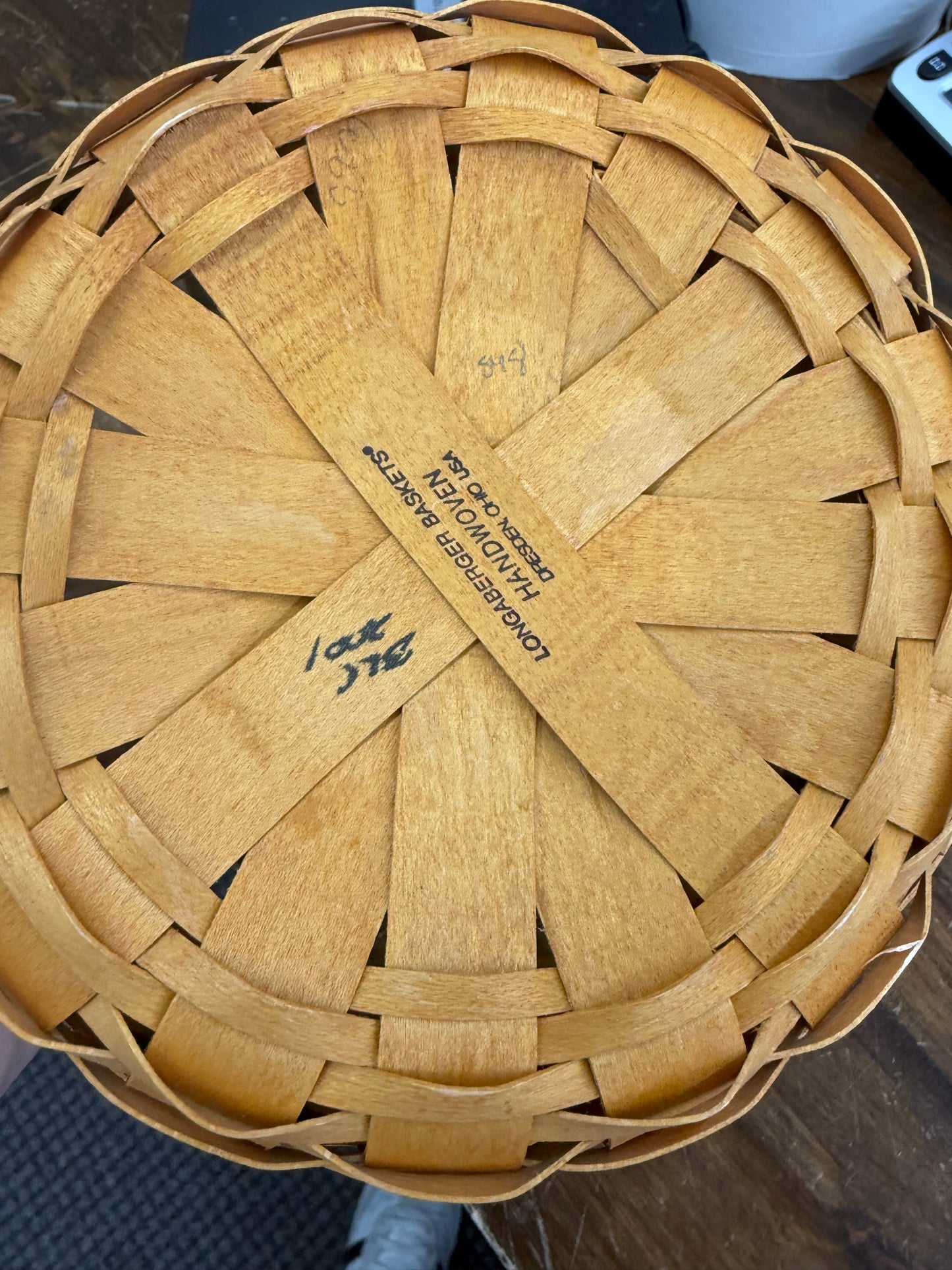 Longaberger button basket