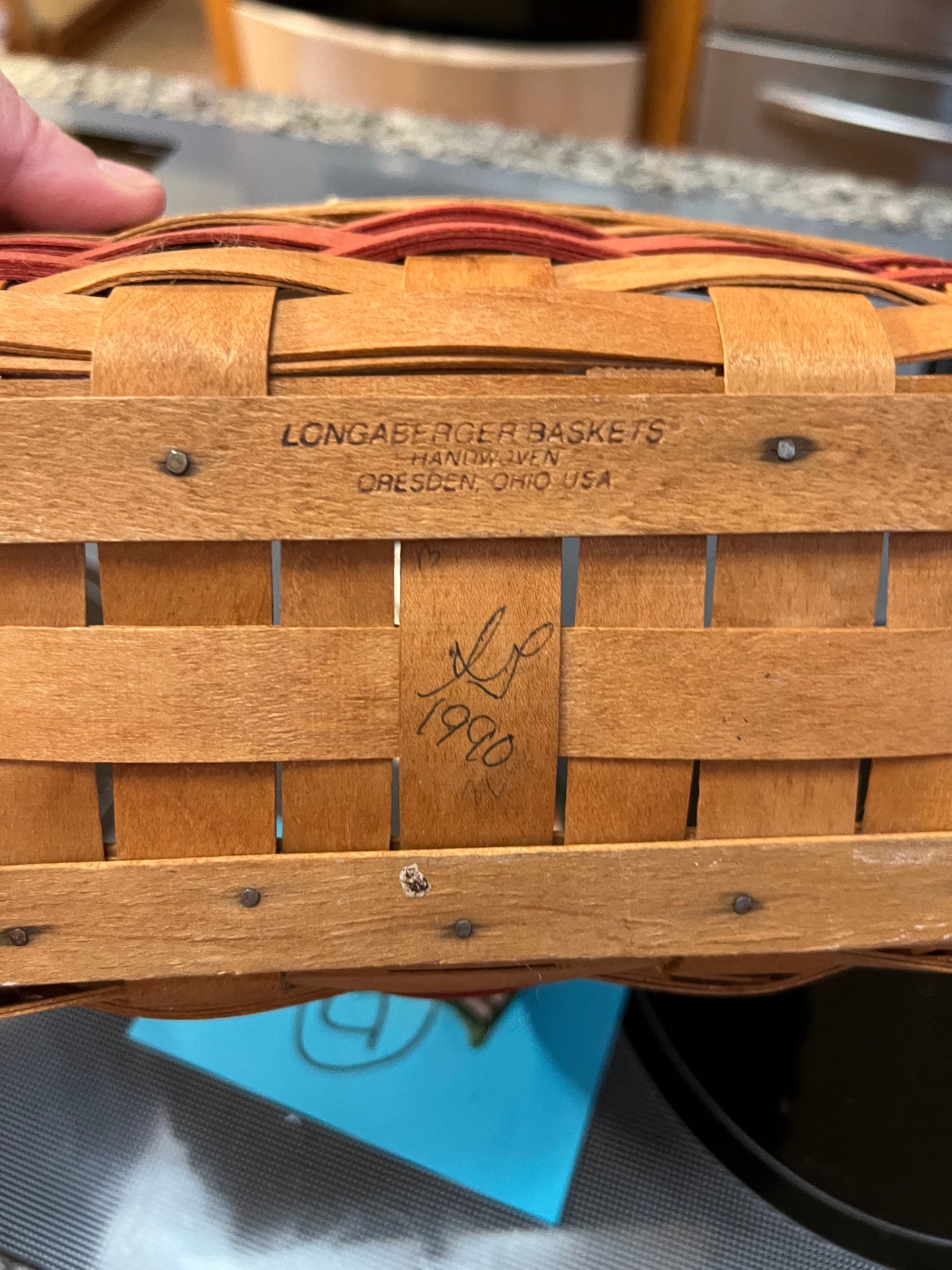 Longaberger gingerbread basket