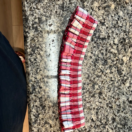 Longaberger Medium Garter in Picnic Plaid