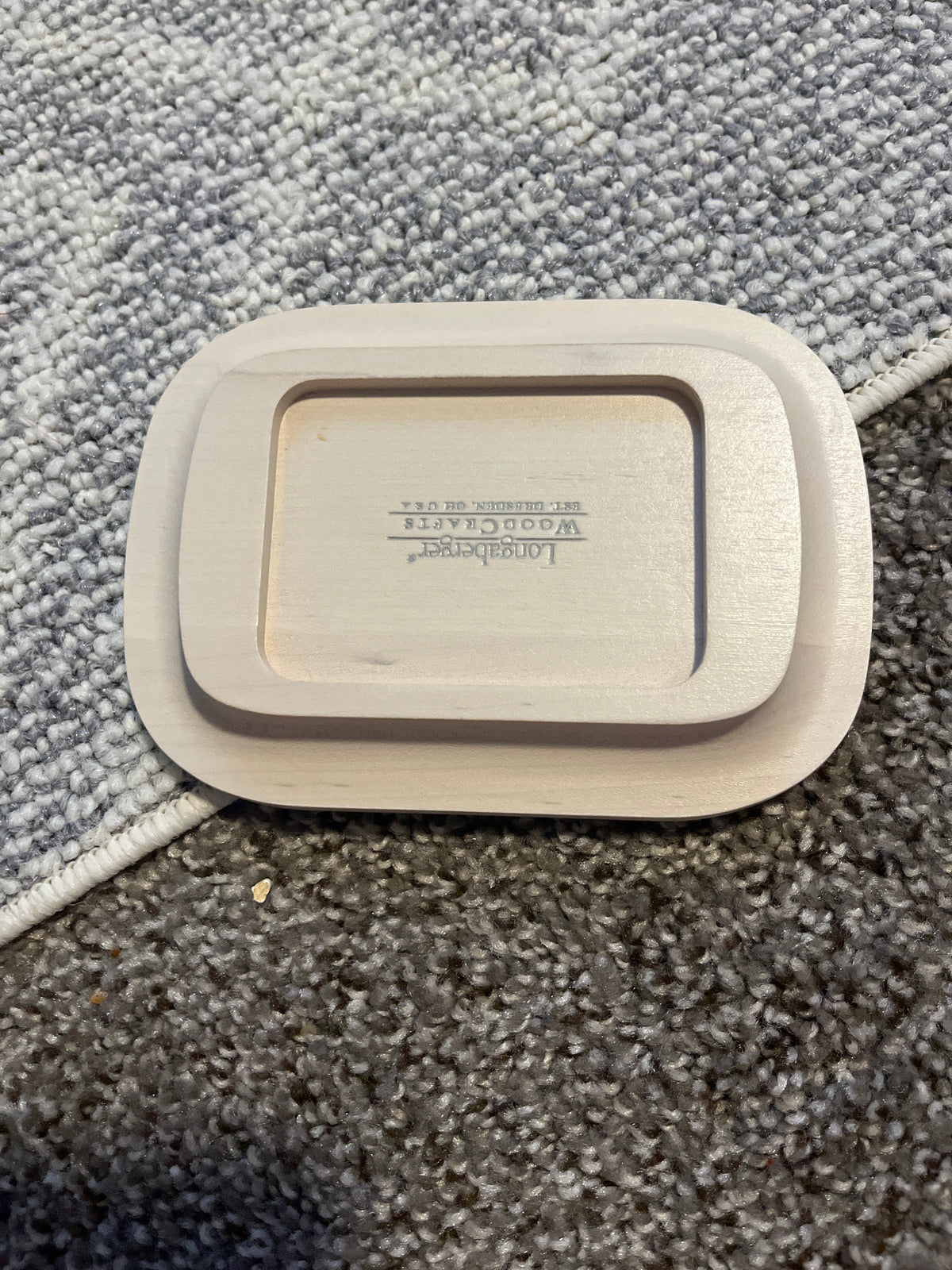 Longaberger Horizon of Hope 5.5”x4” lid
