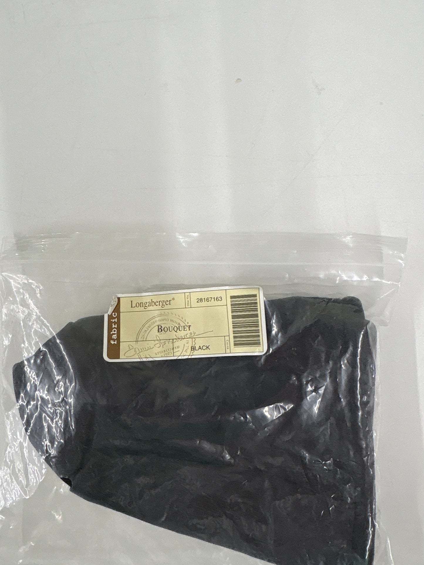 Longaberger Bouquet liner in Black