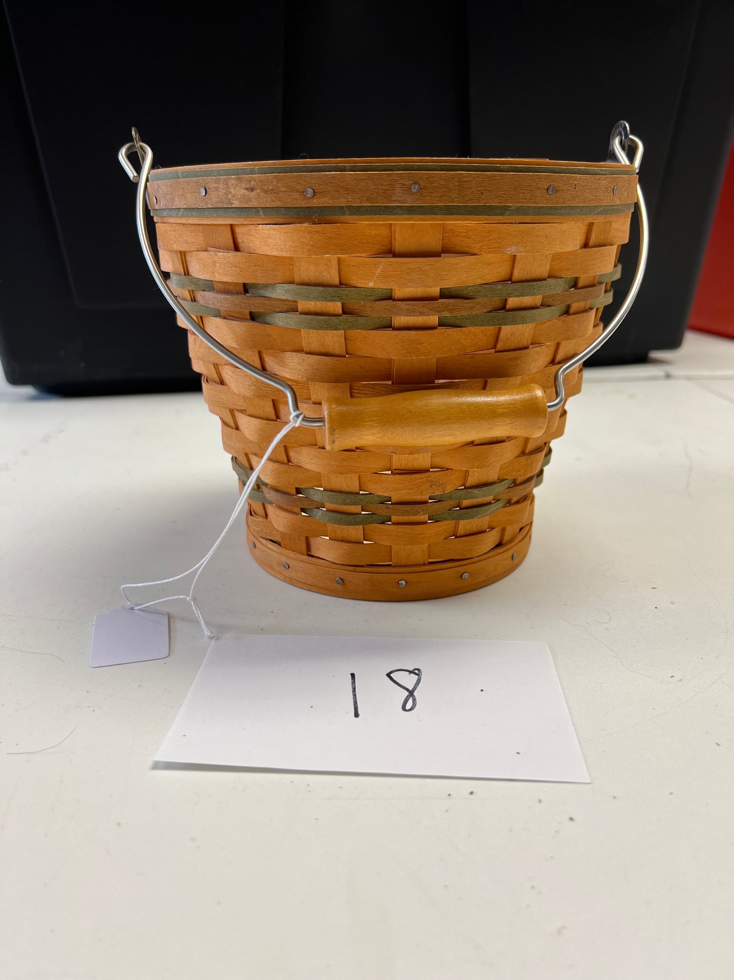 Longaberger autumn pail basket