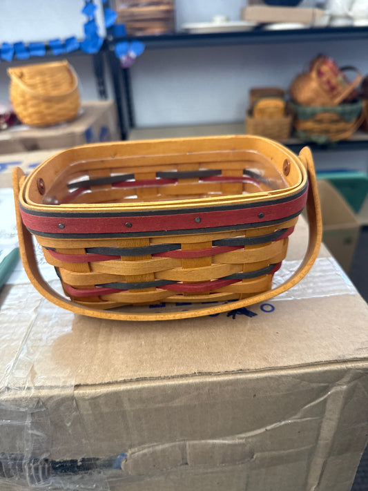 Longaberger all American tea basket with protector