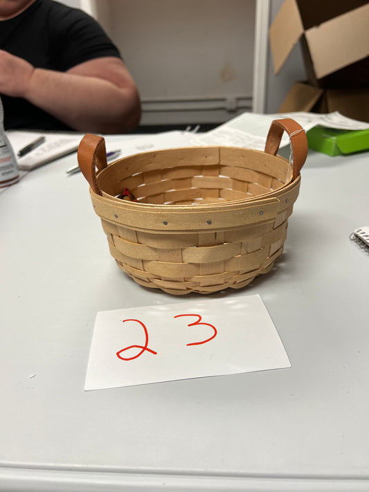 Longaberger button basket