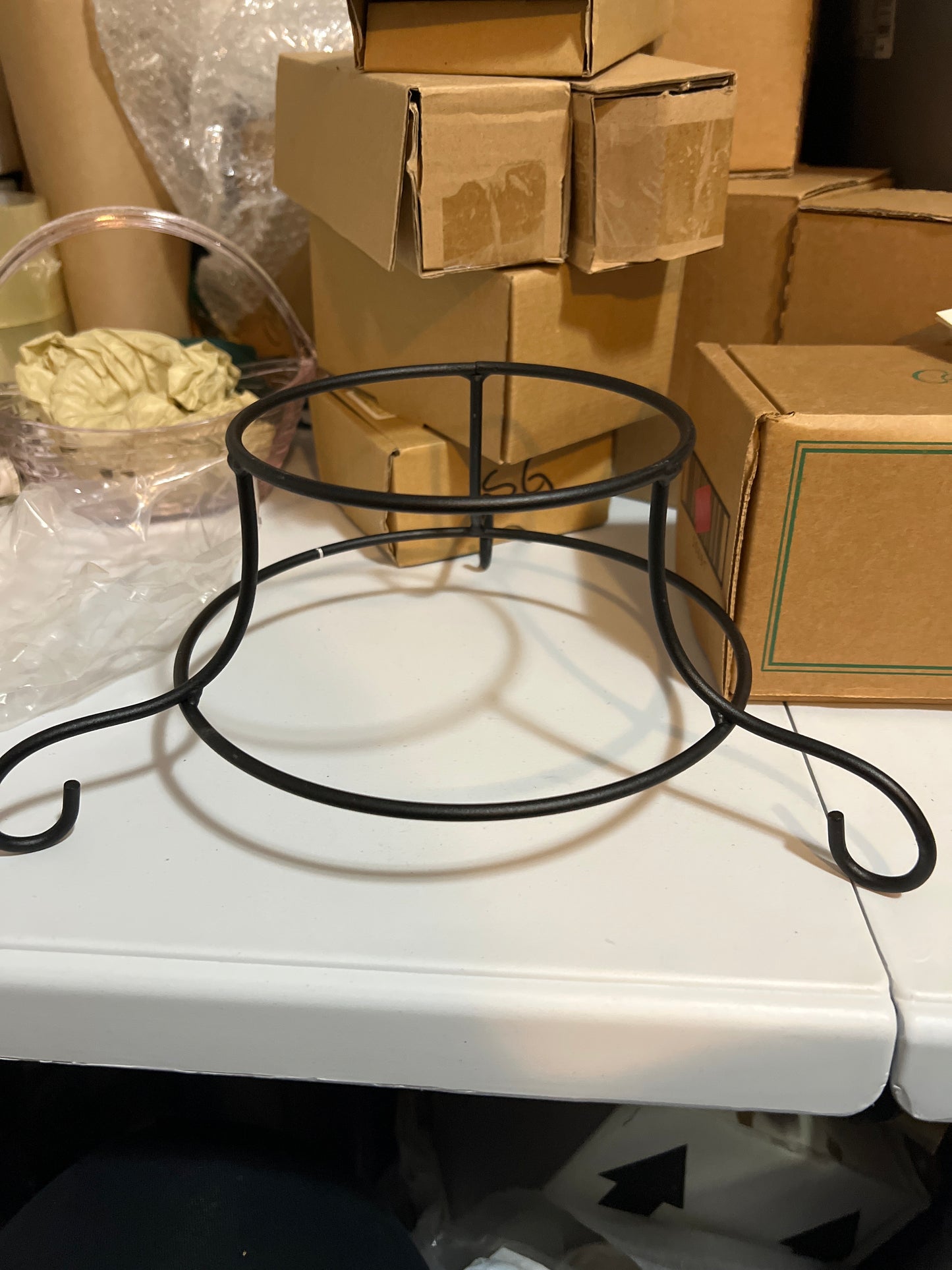 Homestead wrought iron stand