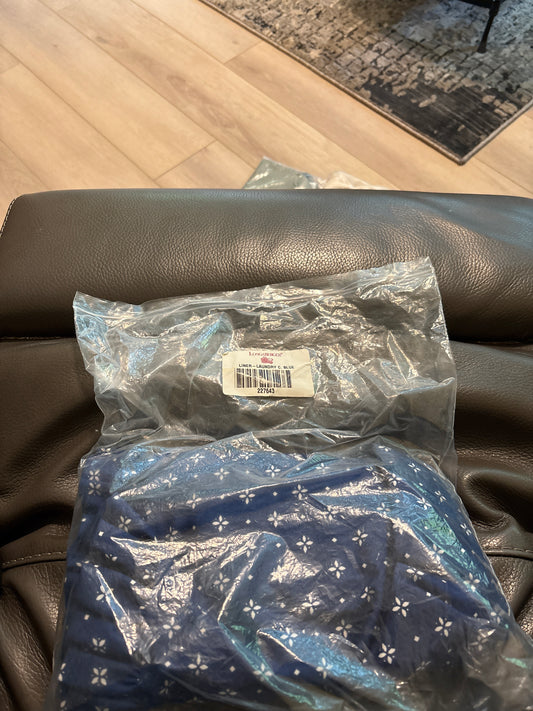 Longaberger Laundry liner in Classic Blue