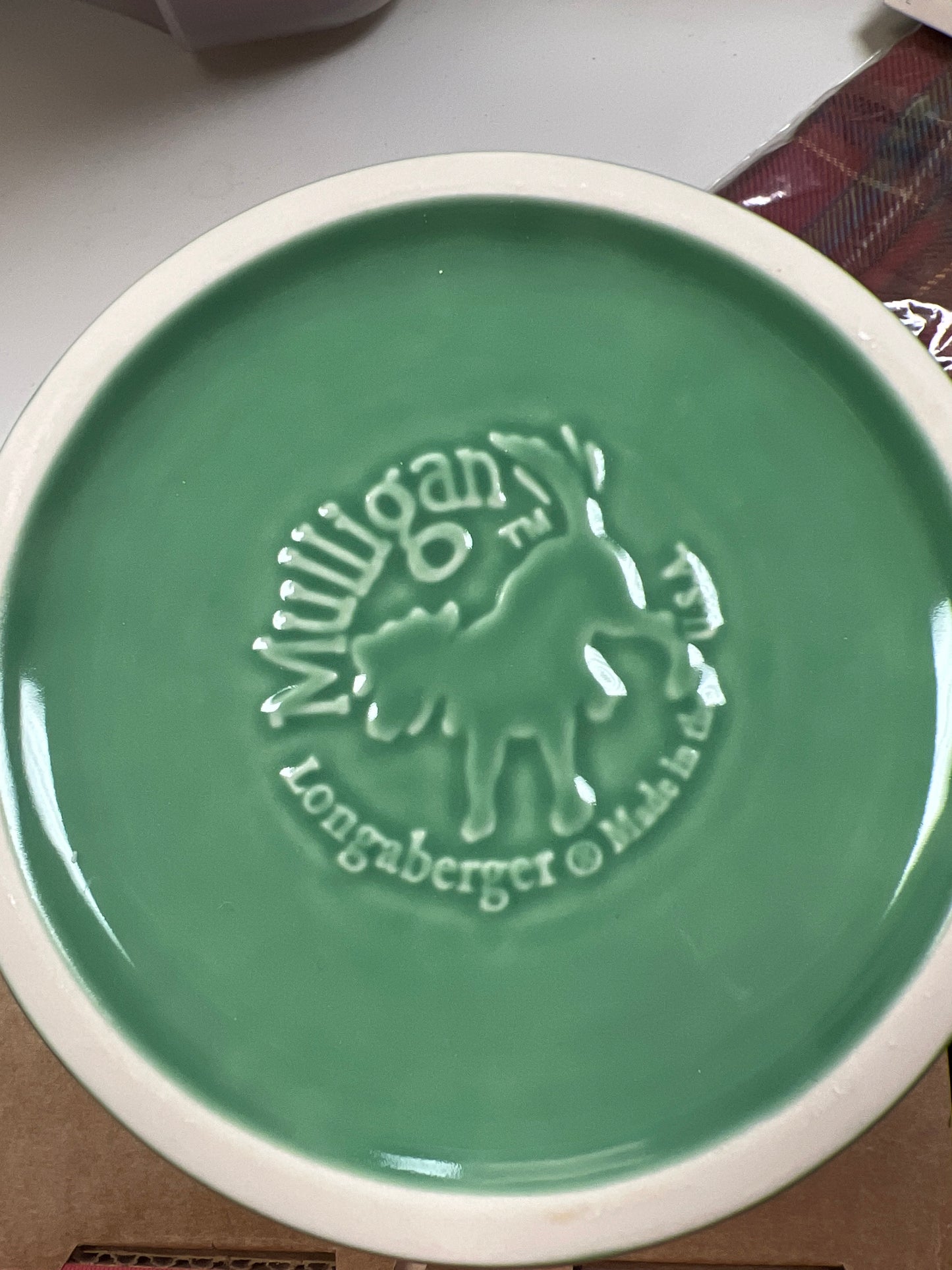 Longaberger by mulligan small dog bowl