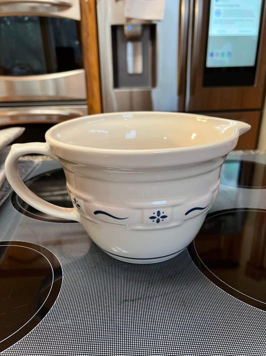 Longaberger Batter Bowl in Woven Traditions Classic Blue