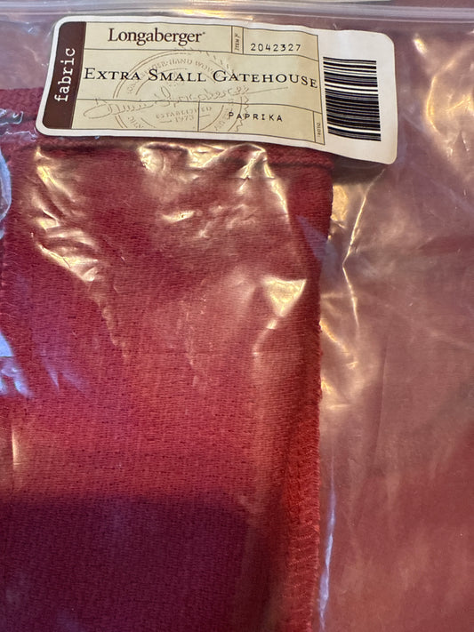 Longaberger extra small gatehouse liner in paprika