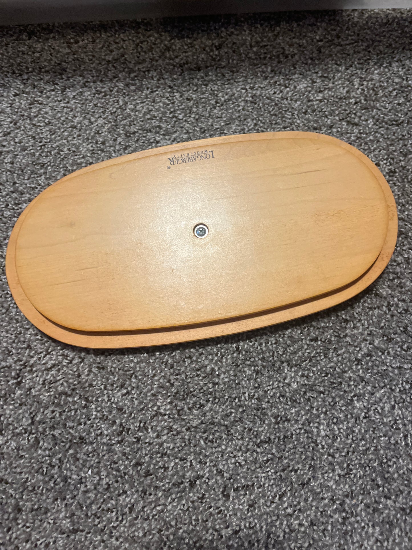 Longaberger 12.75”x6.75” ovular lid