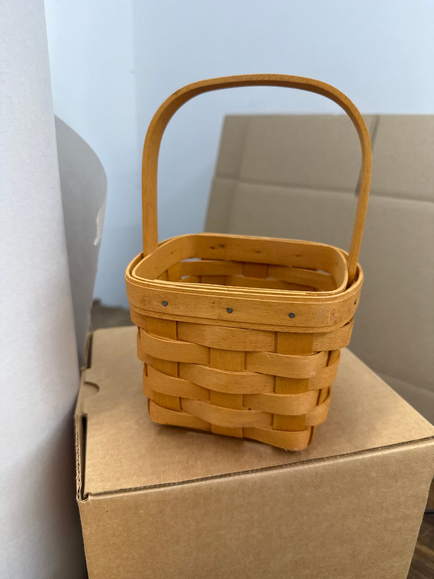 Longaberger small peg basket