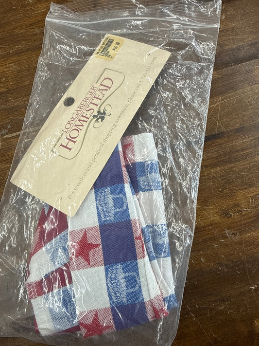 Longaberger finishing touches woven memories collectors basket liner