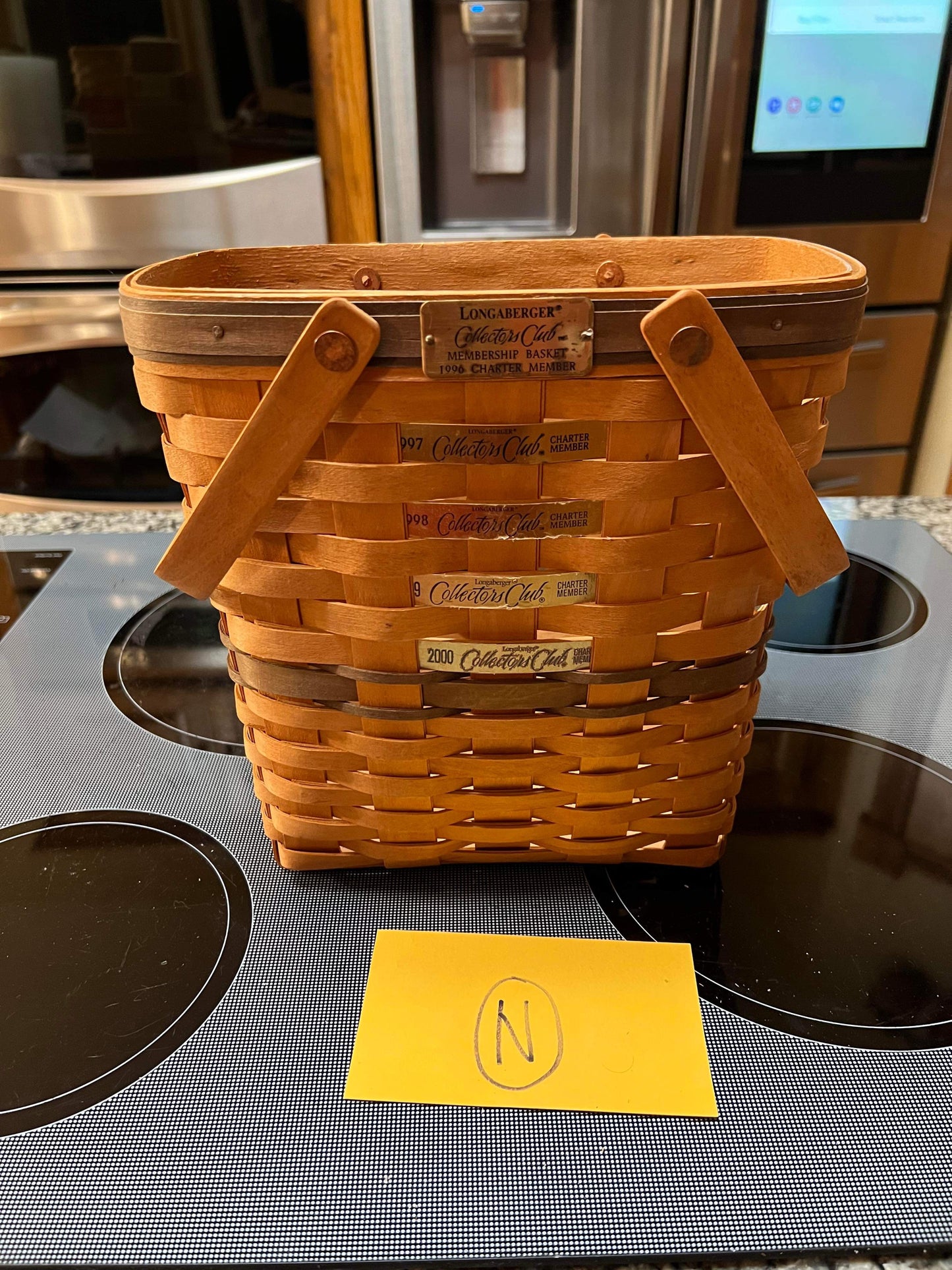 Longaberger Collectors Club 1996 Charter Member Basket