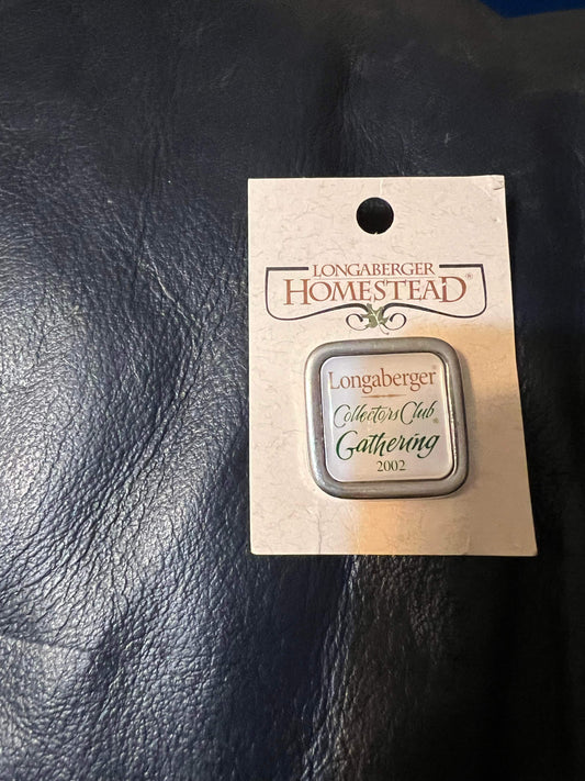 Longaberger Homestead Collectors Club Gathering 2002 Lapel Pin