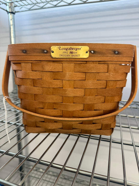 Longaberger 1992 Dresden basket