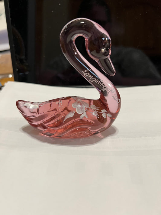 Longaberger/ Fenton 2010 Horizon of Hope Swan