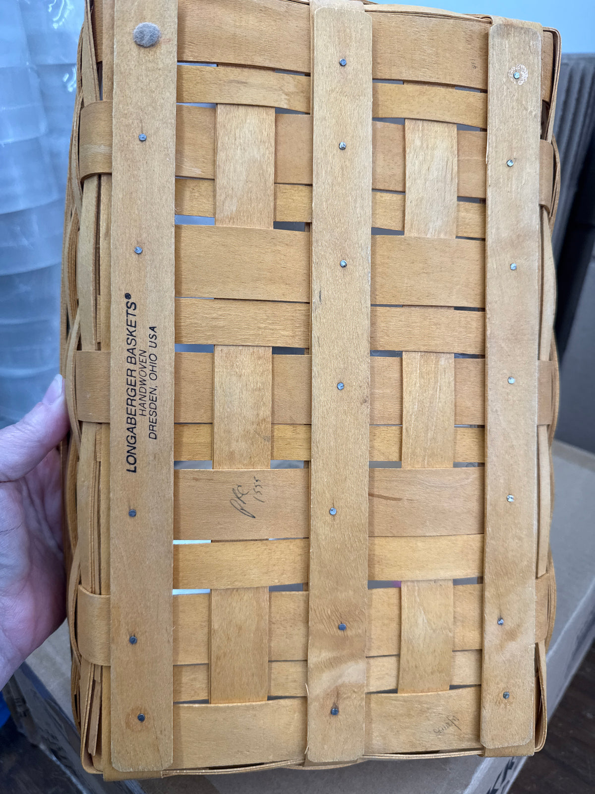 Longaberger serving solutions basket with protector