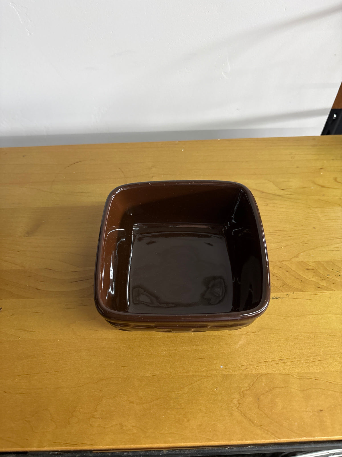 Longaberger Soft Square Dish in Chocolate