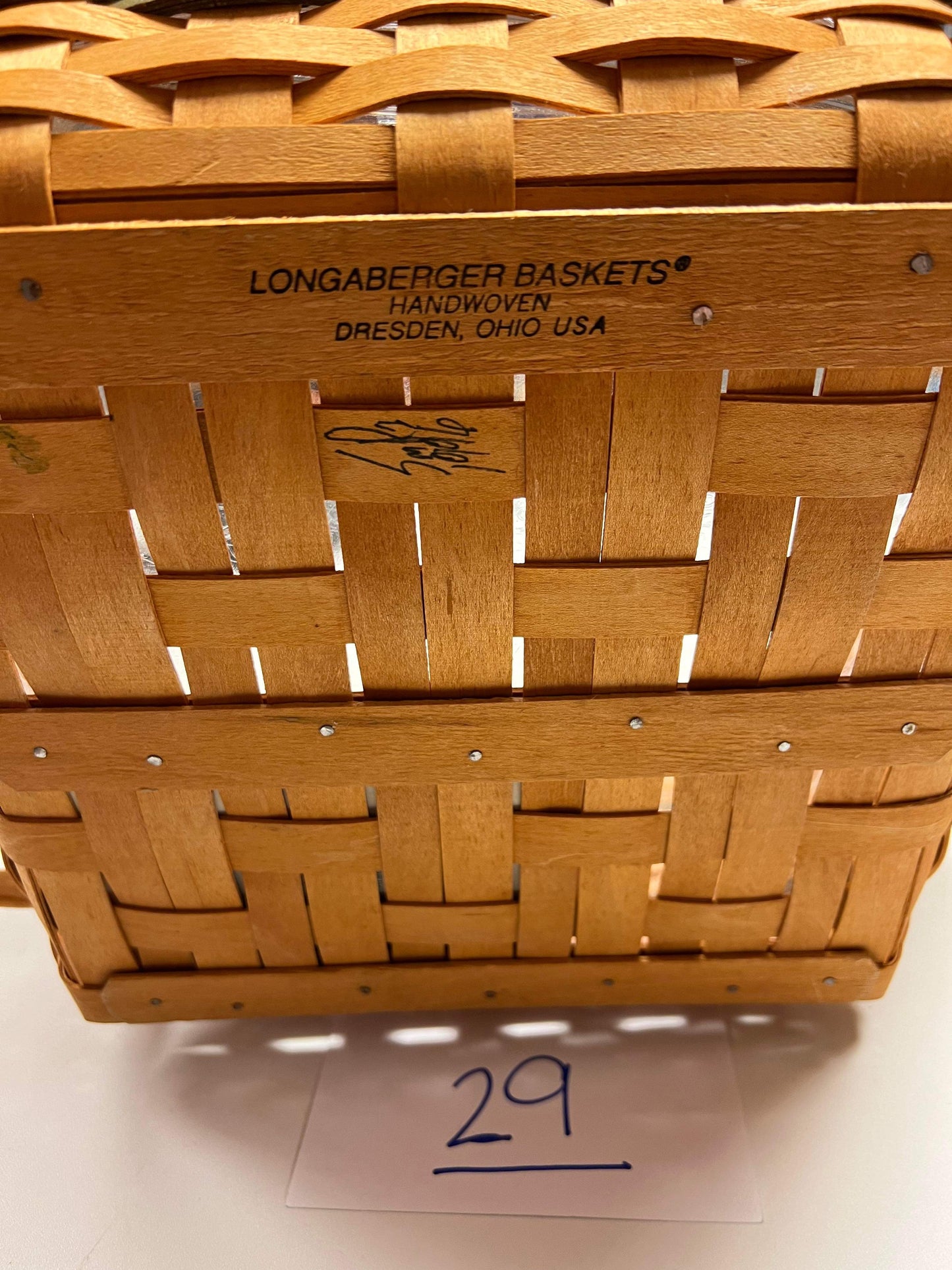 Longaberger Community Basket with Protector