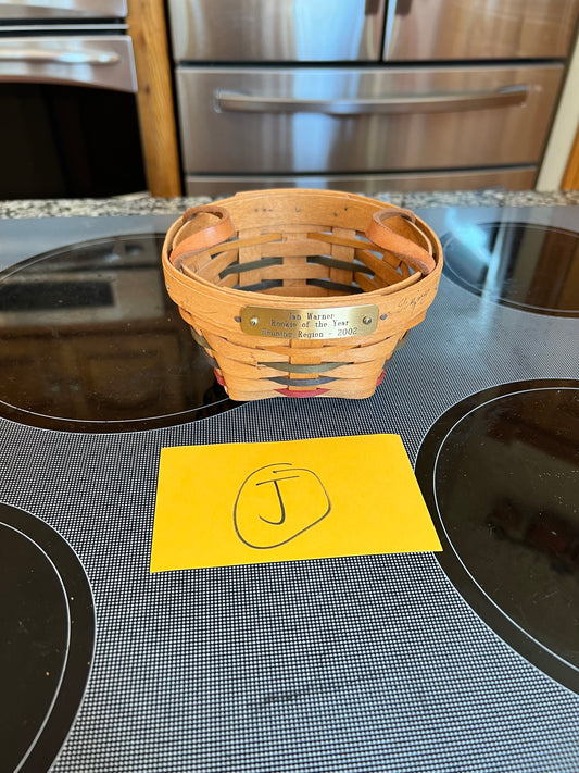 Longaberger rookie if the year basket