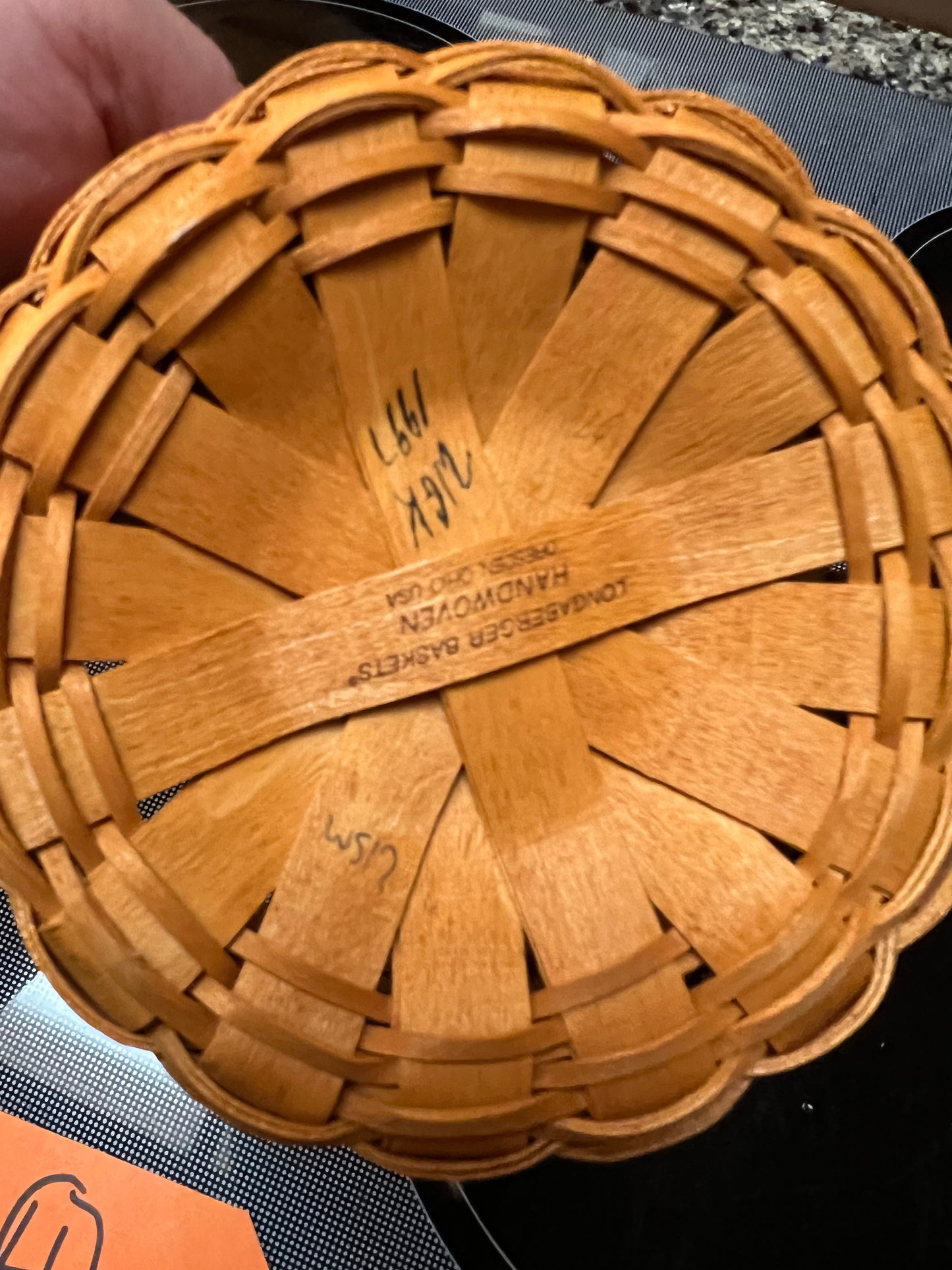 Longaberger 1997 Inaugural Basket