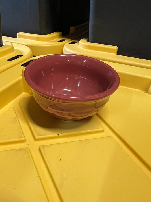 Longaberger dessert bowl in paprika