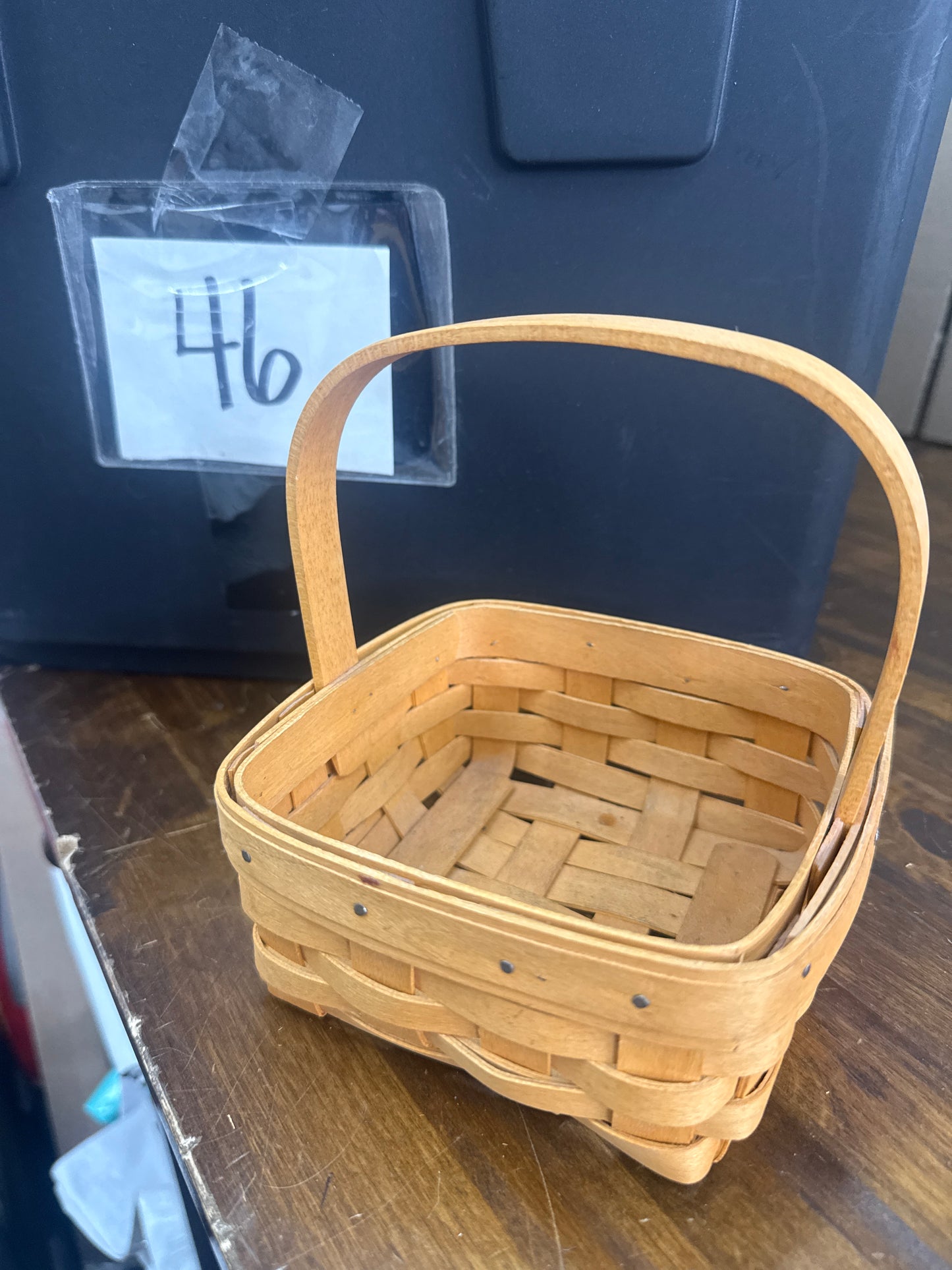 Longaberger tarragon basket (is a little stained in the inside)