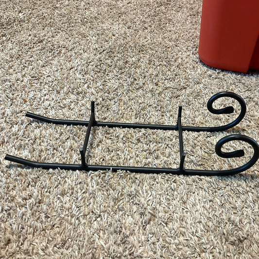 Longaberger wrought iron sleigh runner