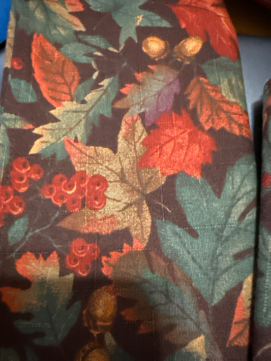 Longaberger napkin in falling leaves