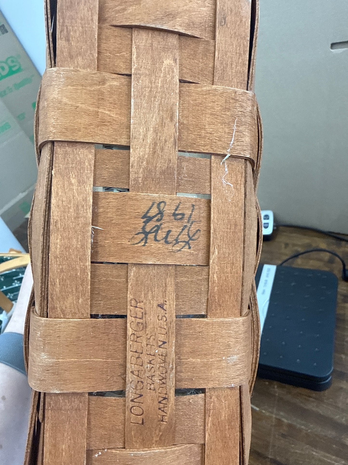 Longaberger tall key with protector