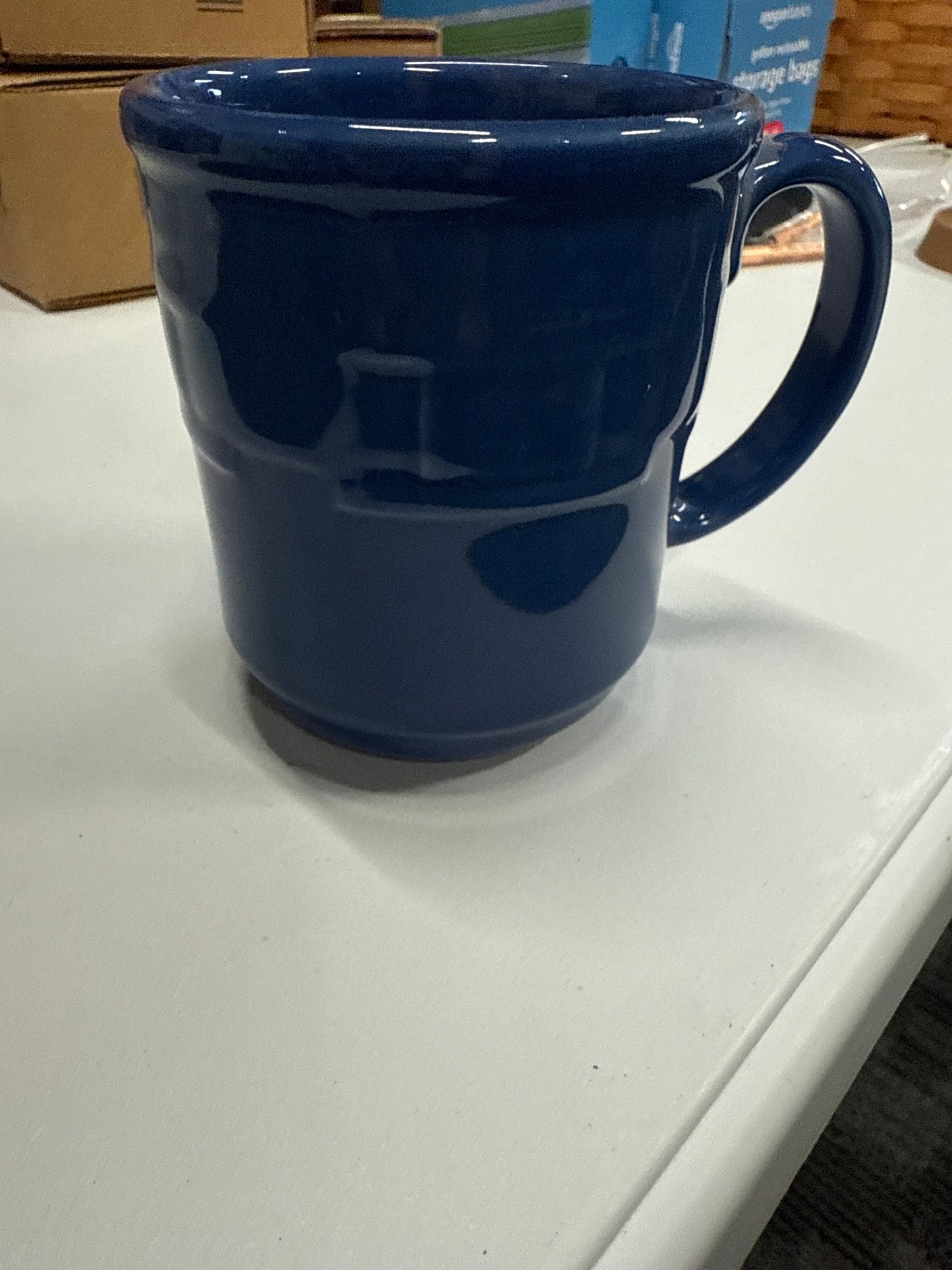 Longaberger coffee mug in cornflower