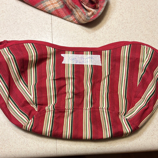 Longaberger Get Together Liner in Holiday Stripe