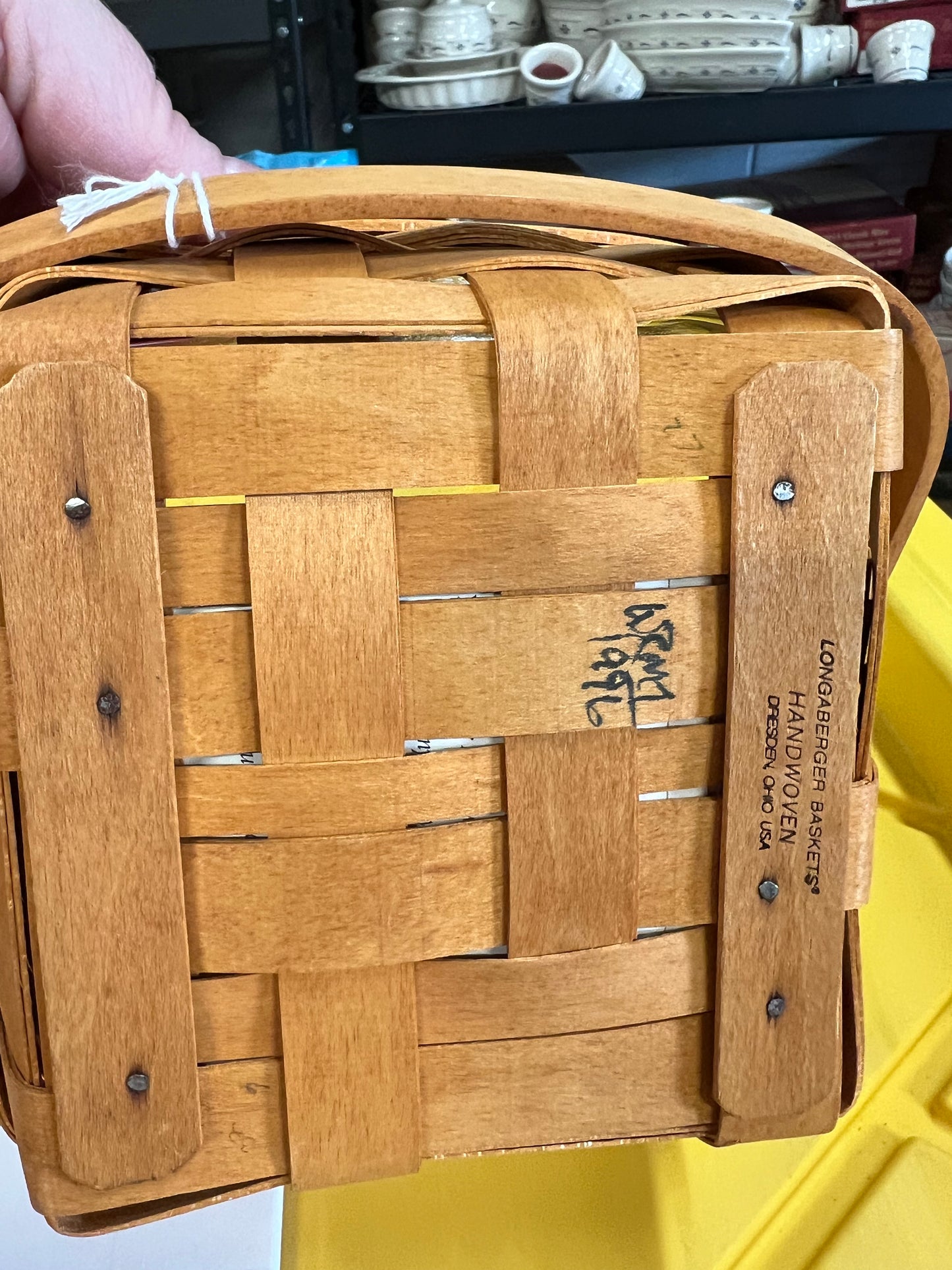 Longaberger Small Berry basket with protector