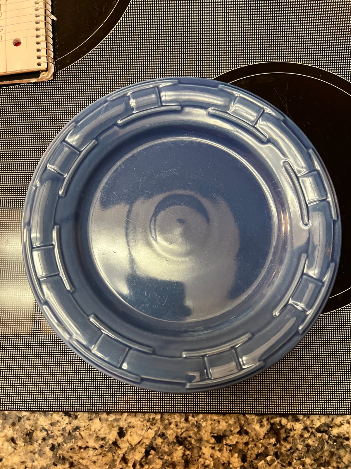 Longaberger luncheon plate in cornflower