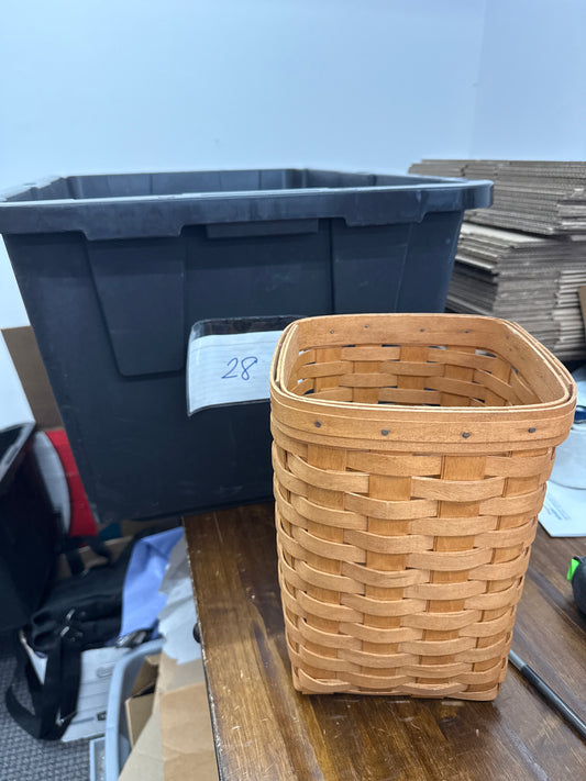 Longaberger large spoon basket