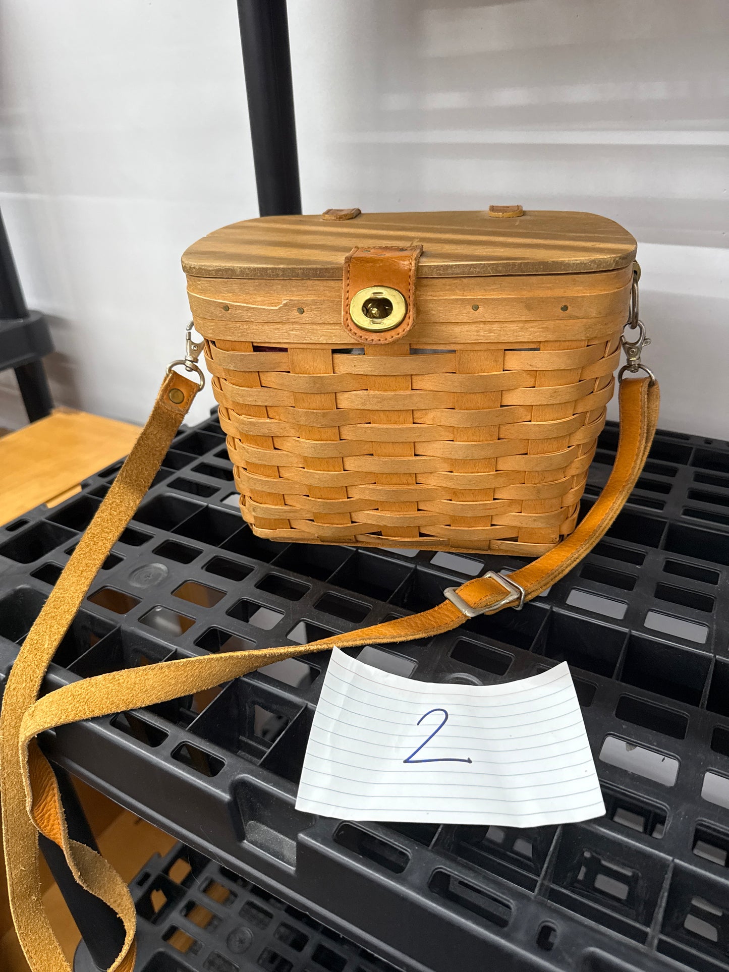 Longaberger purse with liner and protector