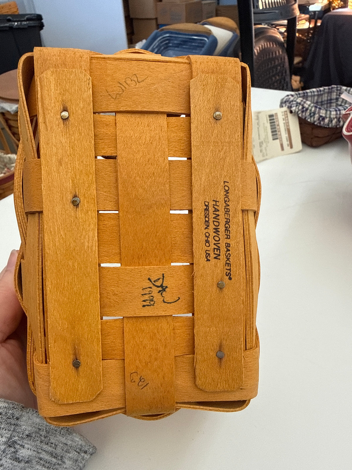 Longaberger tea basket